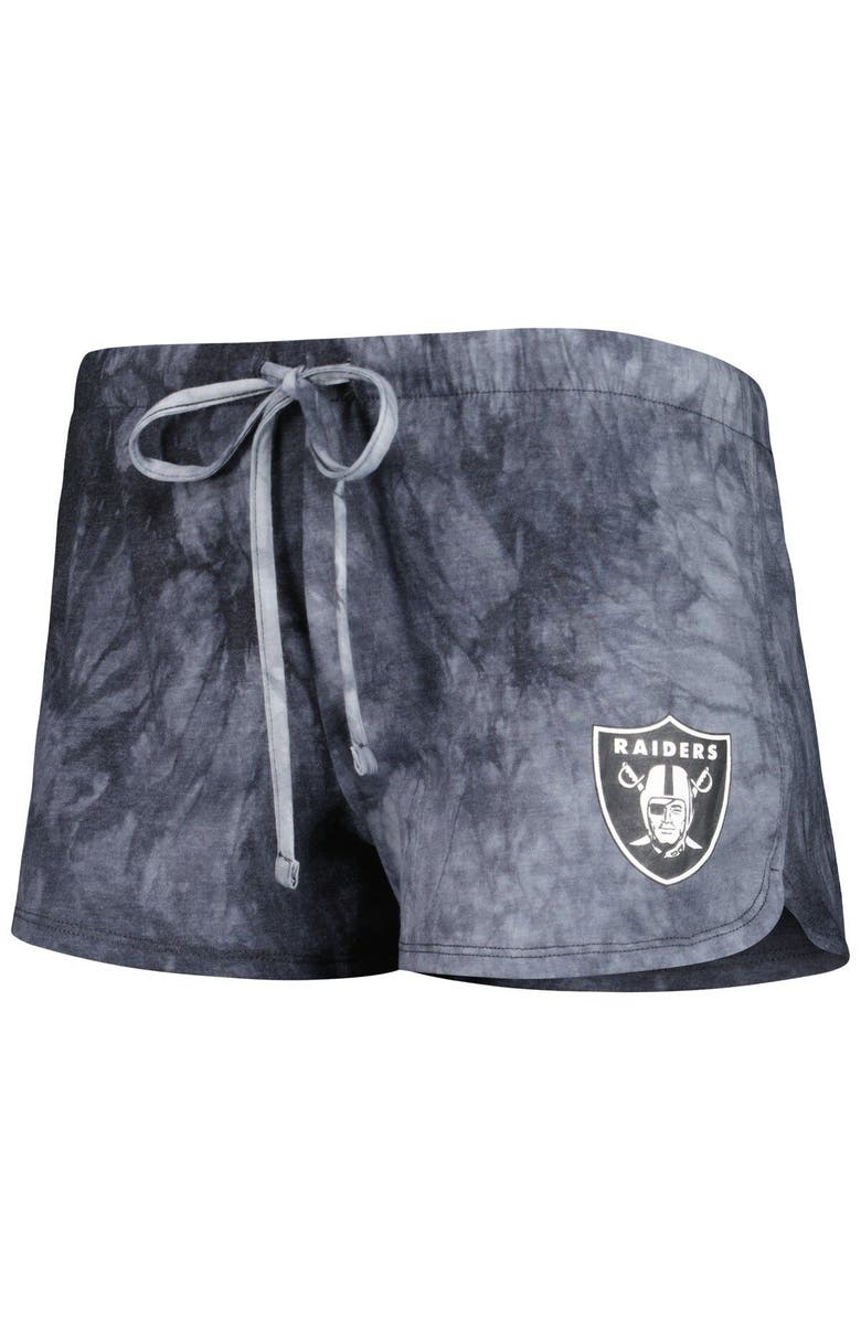 CONCEPTS SPORT Women's Concepts Sport Charcoal Las Vegas Raiders Billboard Scoop Neck Racerback Tank and Shorts Sleep Set, Alternate, color, Charcoal