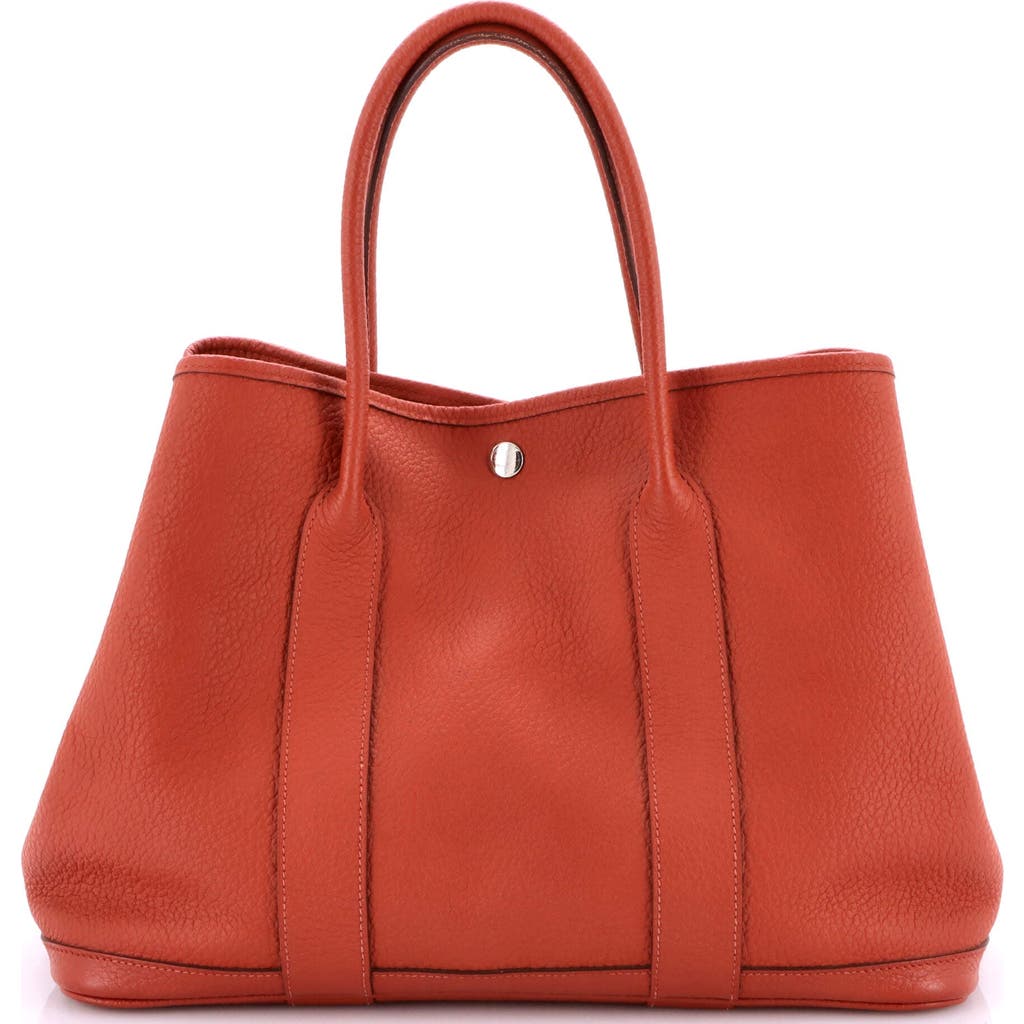 Pre-owned Hermes Hermes Garden Party Tote Leather 36