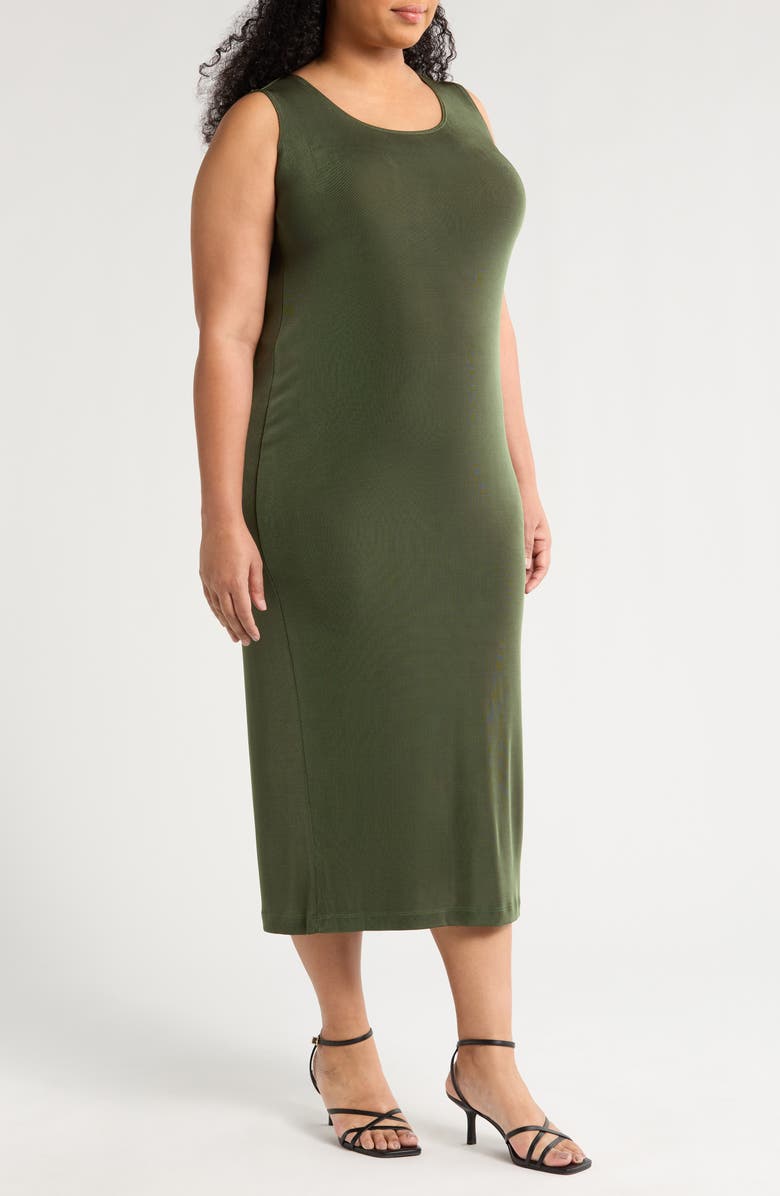 Vikki Vi Sleeveless Stretch Knit Maxi Tank Dress, Alternate, color, 