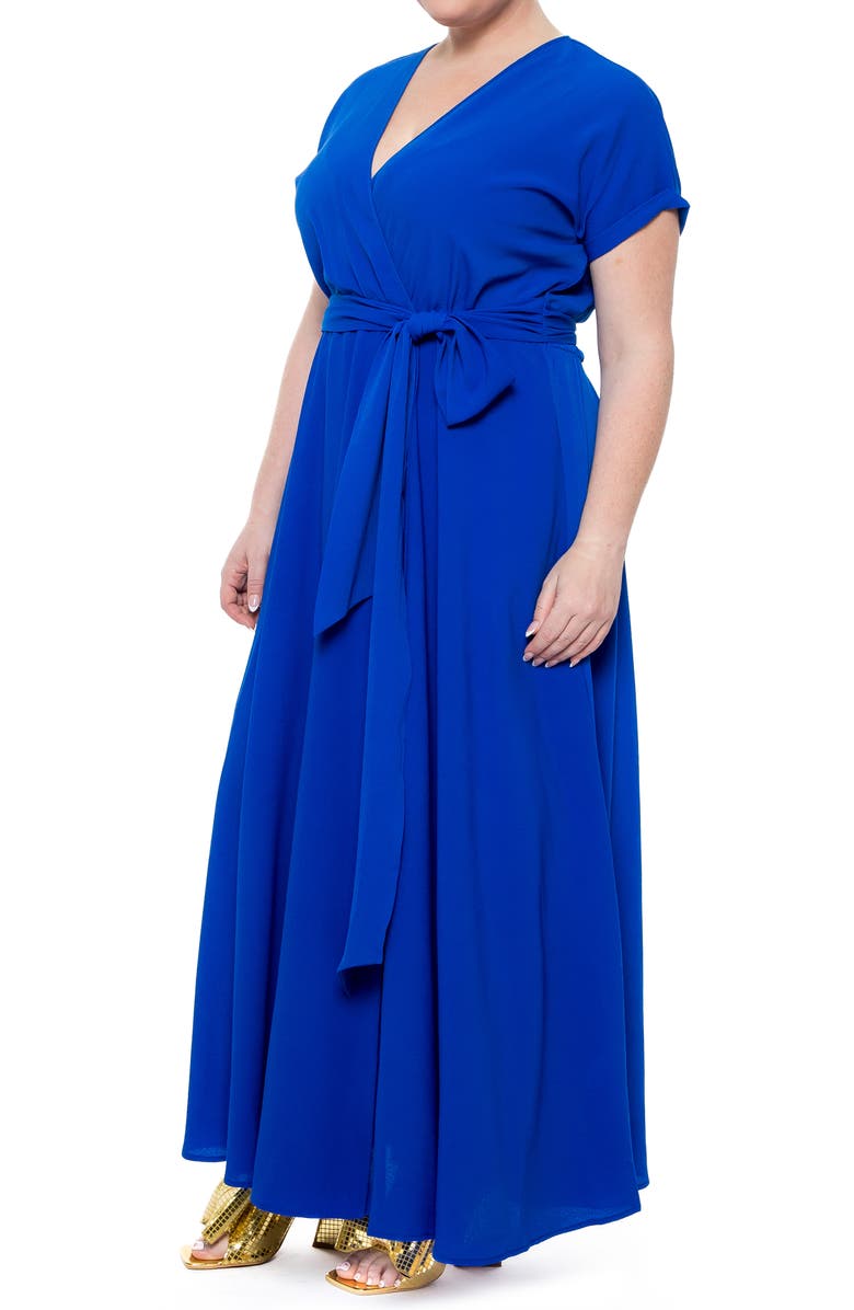 MEGHAN LA Jasmine Slit Maxi Dress, Alternate, color,