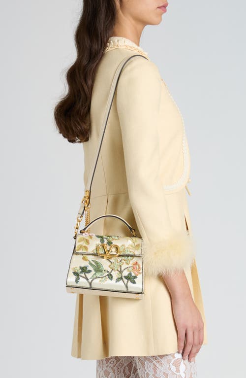 Valentino Garavani Mini Vsling Embellished Top Handle Bag