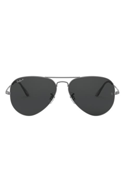 Aviator Metal II 58mm Pilot Sunglasses