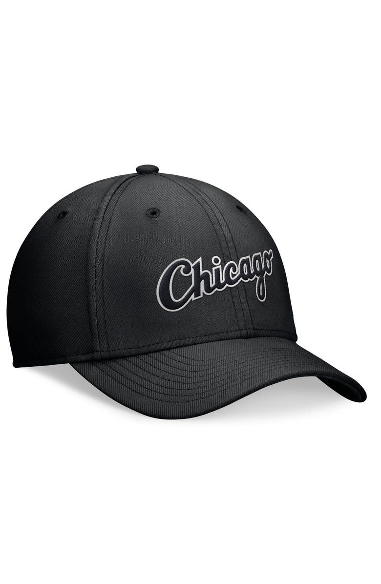 Nike Men's Nike Black Chicago White Sox Evergreen Performance Flex Hat, Alternate, color, Black