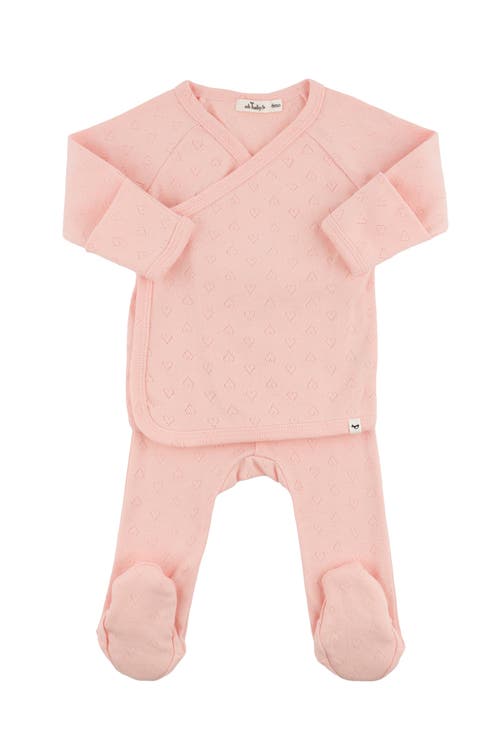 Shop Oh Baby ! Hearts Pointelle Kimono Set