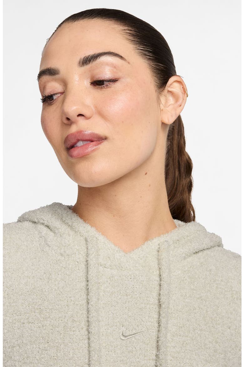 Sportswear Phoenix Oversize Bouclé Hoodie, Alternate, color, LIGHT BONE