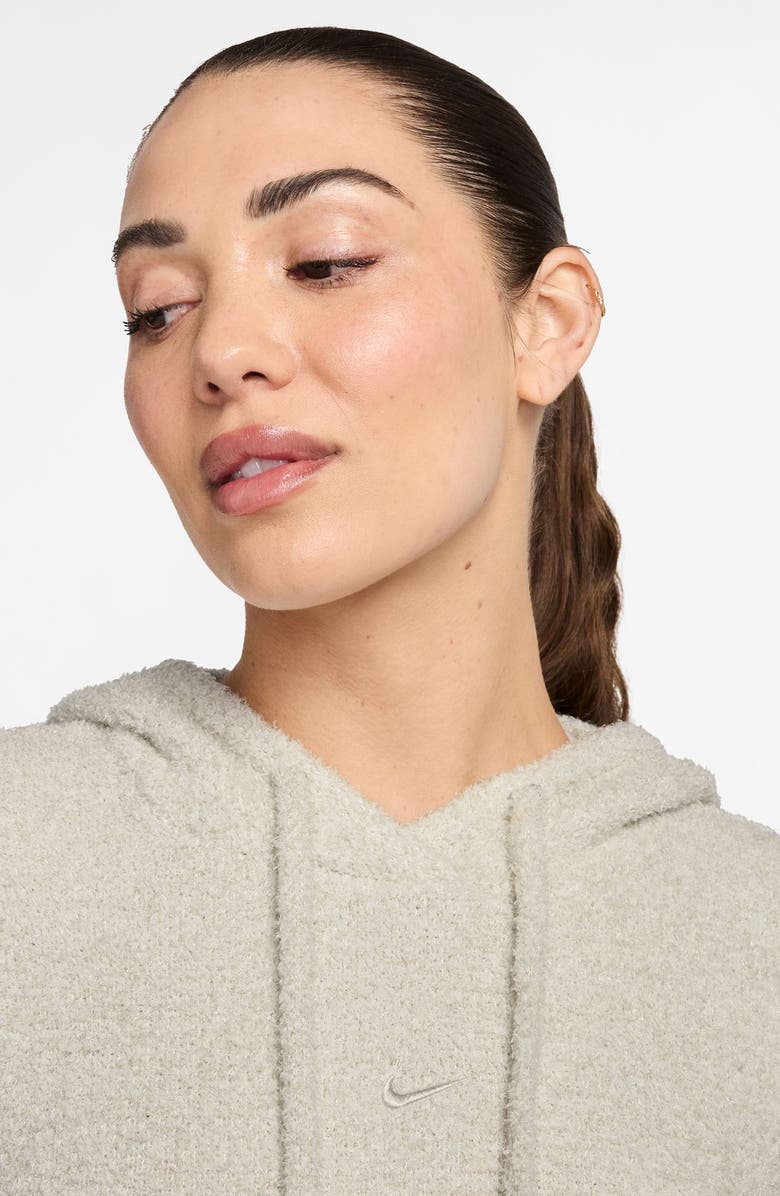 Nike Sportswear Phoenix Oversize Bouclé Hoodie, Alternate, color, Light Bone
