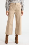 Treasure & Bond Patch Pocket Crop Wide Leg Pants