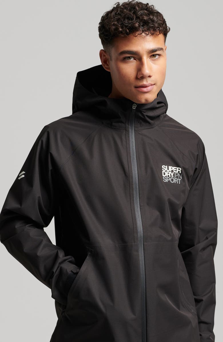Superdry Waterproof Hooded Jacket, Alternate, color, 