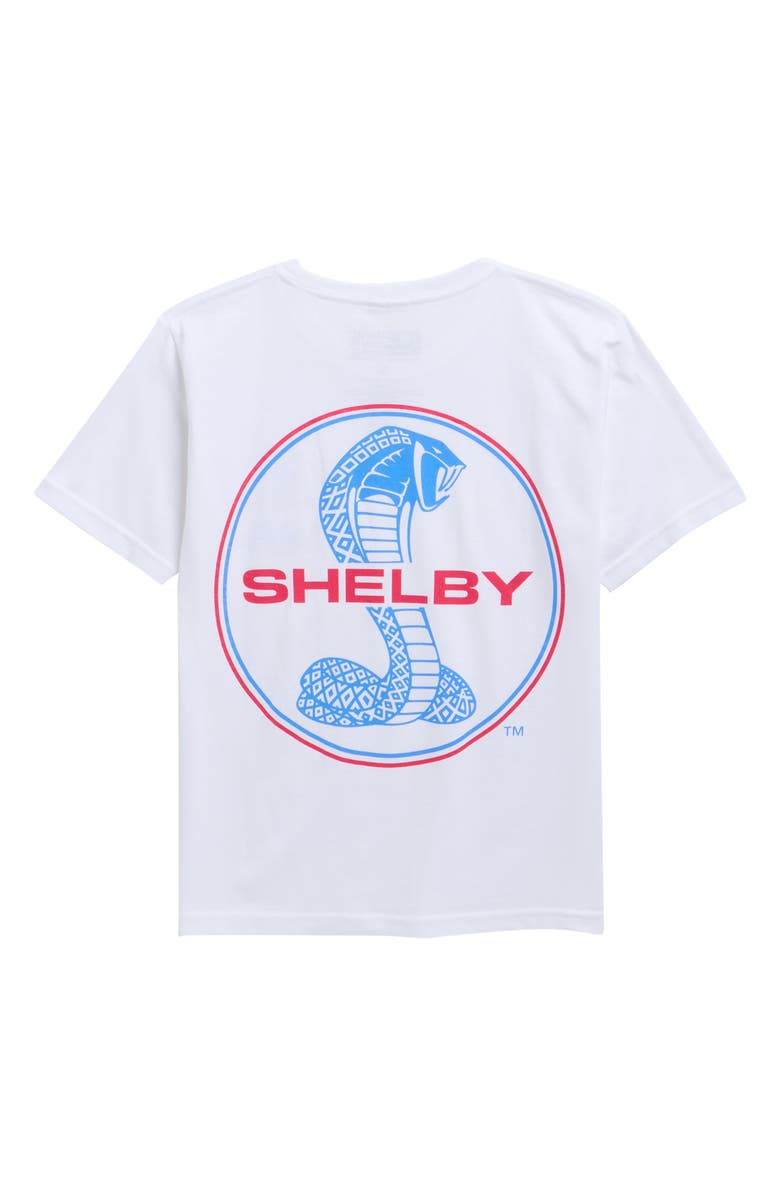 The Forecast Agency Kids' Shelby Circle Logo Cotton Graphic T-Shirt, Alternate, color, White