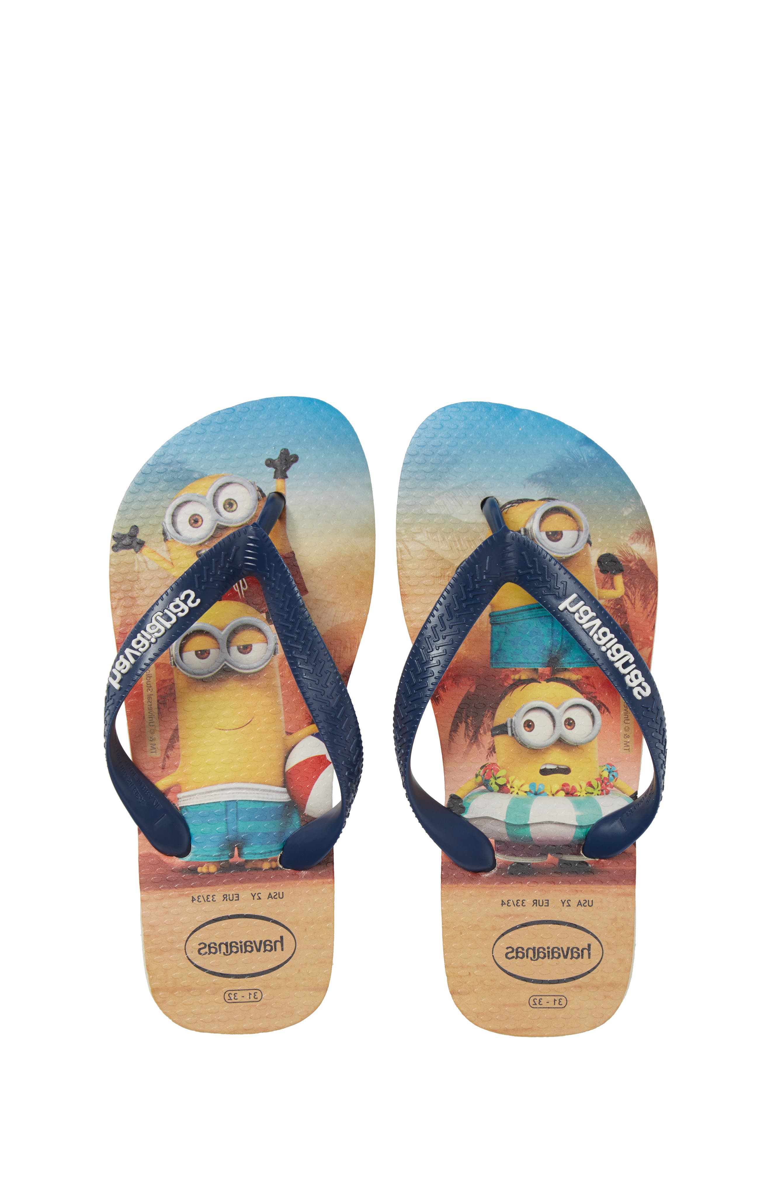 Havaianas Minions Flip Flop, Main, color, 