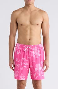 Nike Floral Swim Trunks