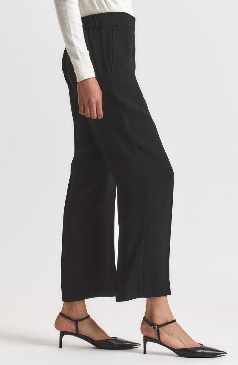Derek Lam 10 Crosby Reagan Ankle Pants, Alternate, color, Black