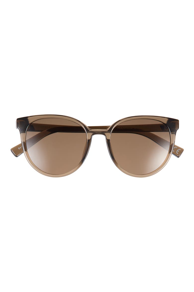 Armada 54mm Cat Eye Sunglasses, Main, color, COCOA / BROWN MONO POLARIZED