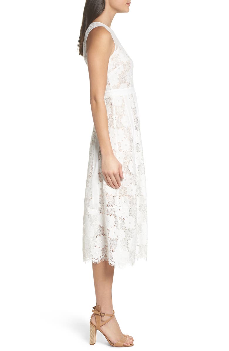 Chelsea28 Lace Midi Dress, Alternate, color, 