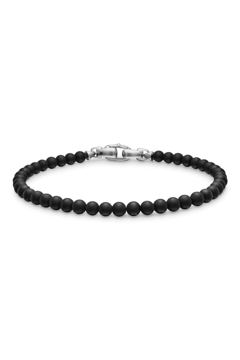 Men's Spiritual Beads Bracelet, Main, color, BLACK ONYX