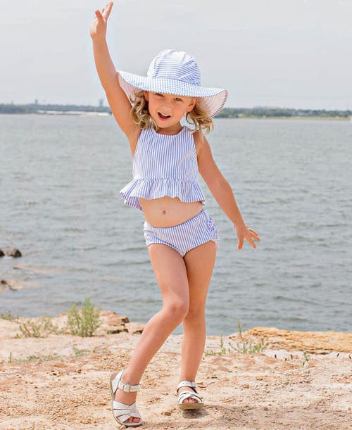 Rufflebutts Girls Upf50+ Sun Protected Swim Hat