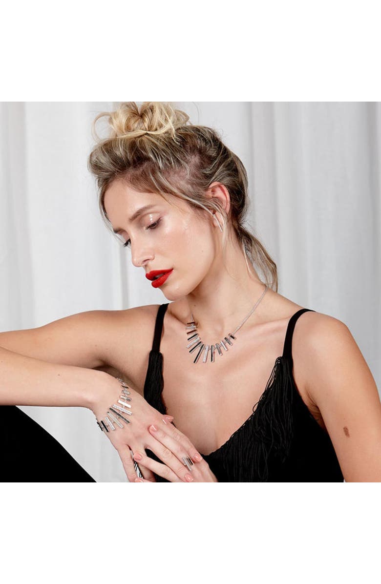 Lucy Quartermaine Key Bracelet, Alternate, color, Sterling Silver