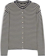 Weekend Max Mara Eritea Stripe Cotton Cardigan