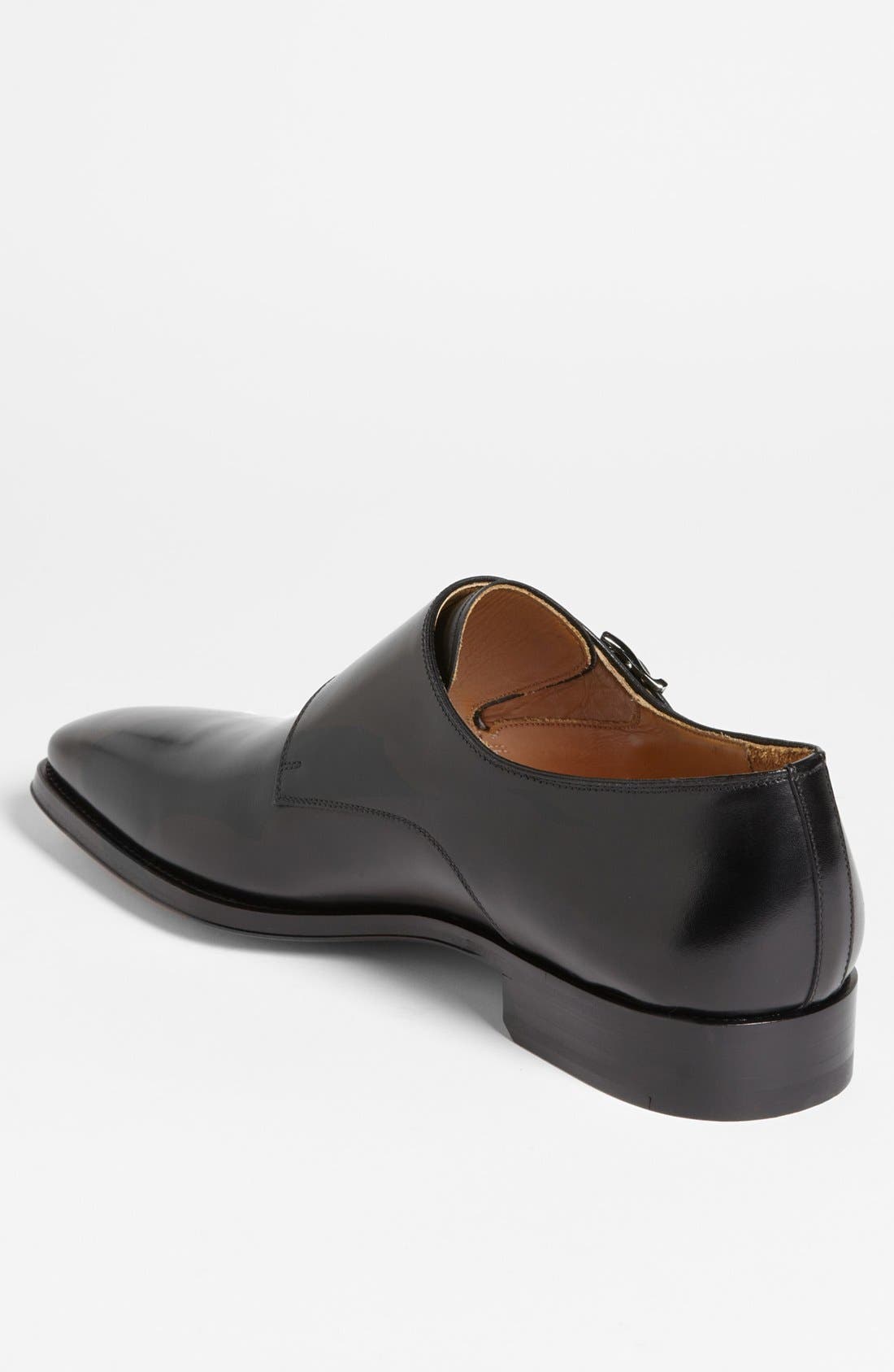 Magnanni 'Miro' Double Monk Strap Shoe, Alternate, color, 