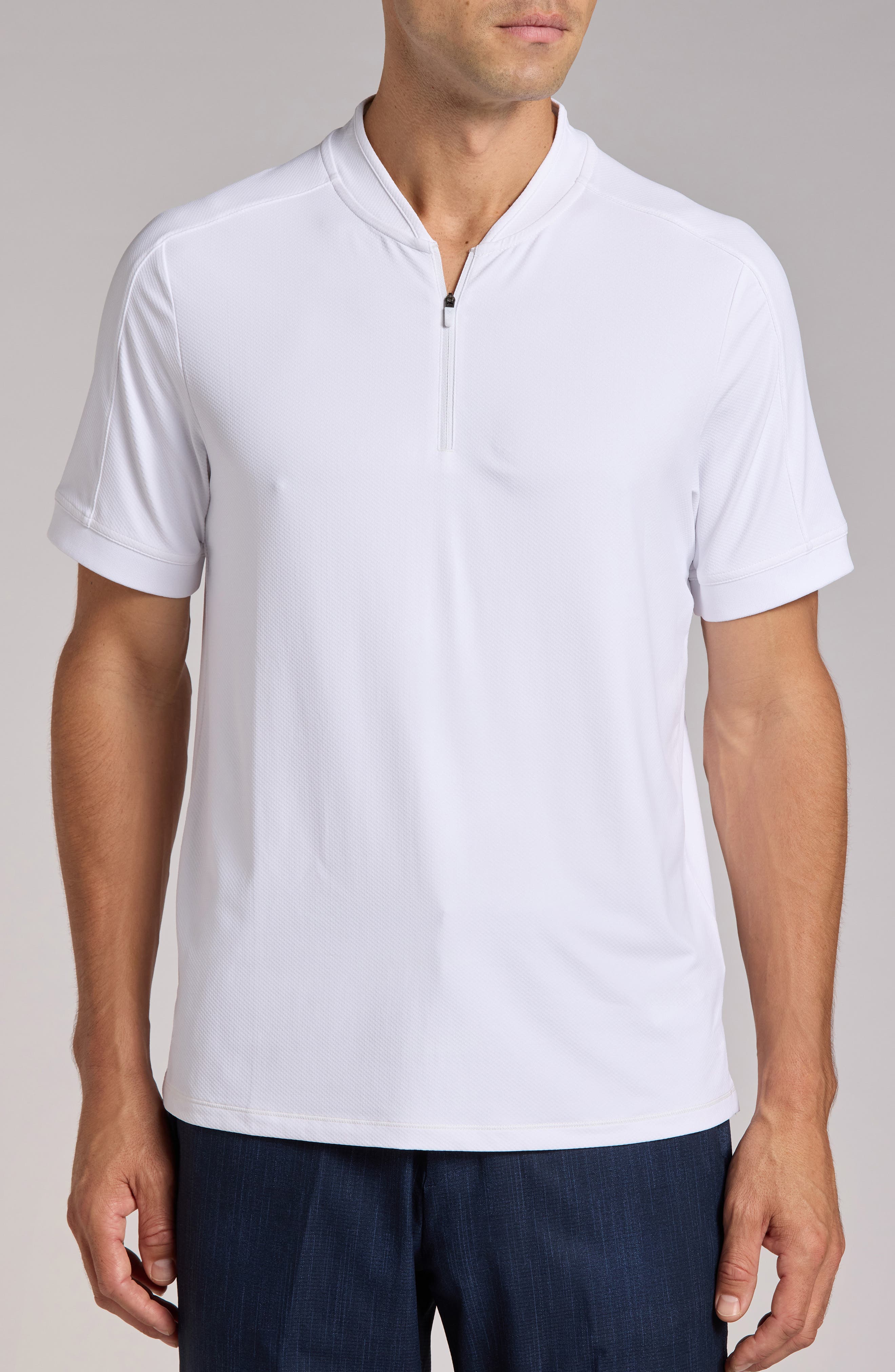 Momentum Tech Bomber Collar Polo