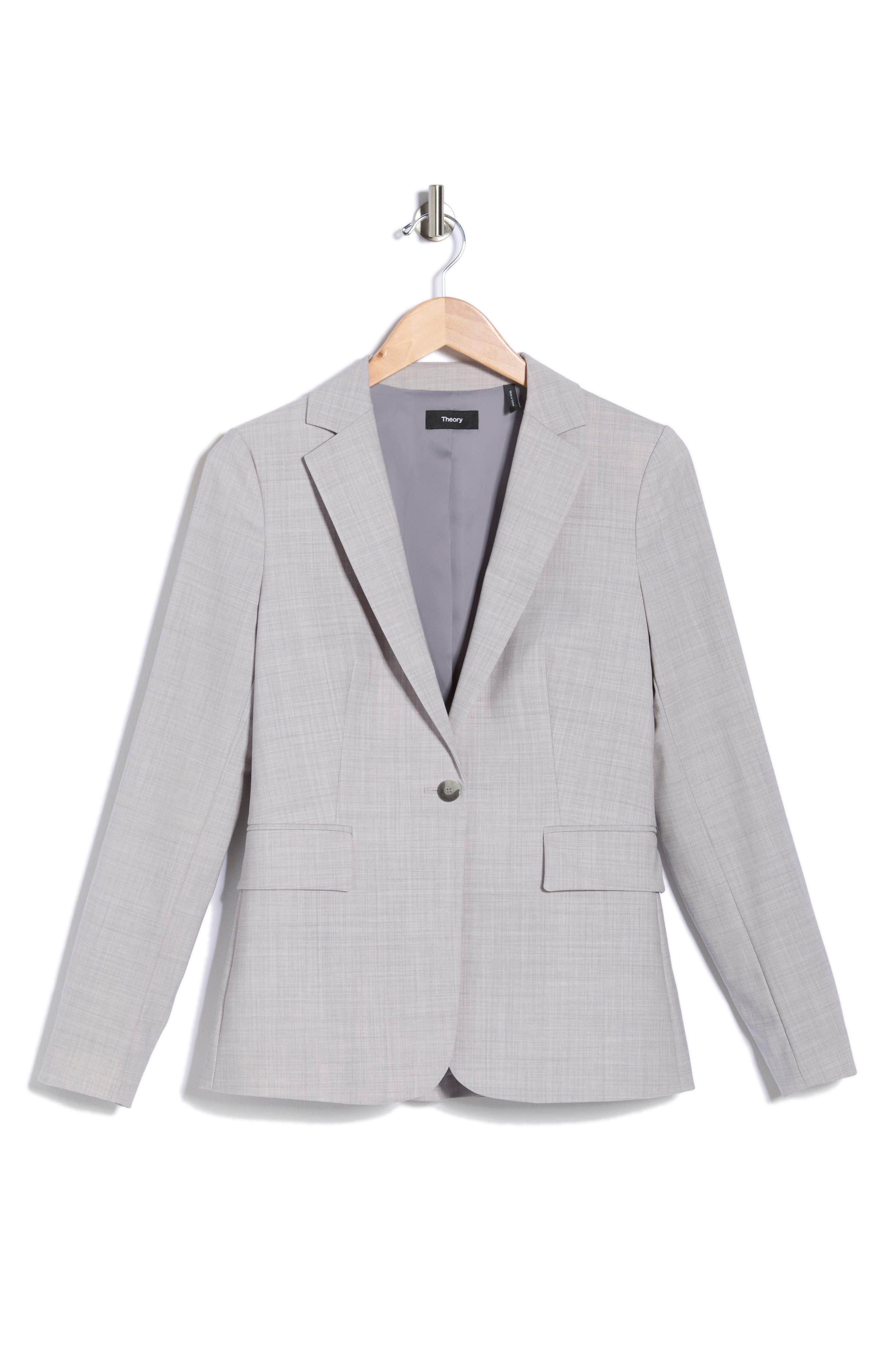 Theory Gabrielle One-Button Blazer