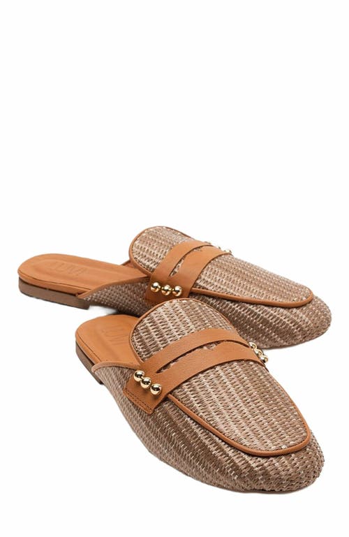 Forever & Always Shoes Patrizia Leather Mule In Brown