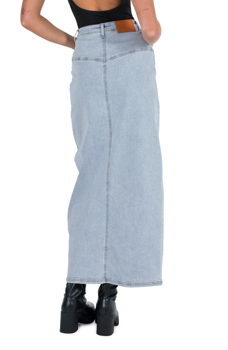Princess Polly Batkins High Waist Denim Skirt, Alternate, color, 