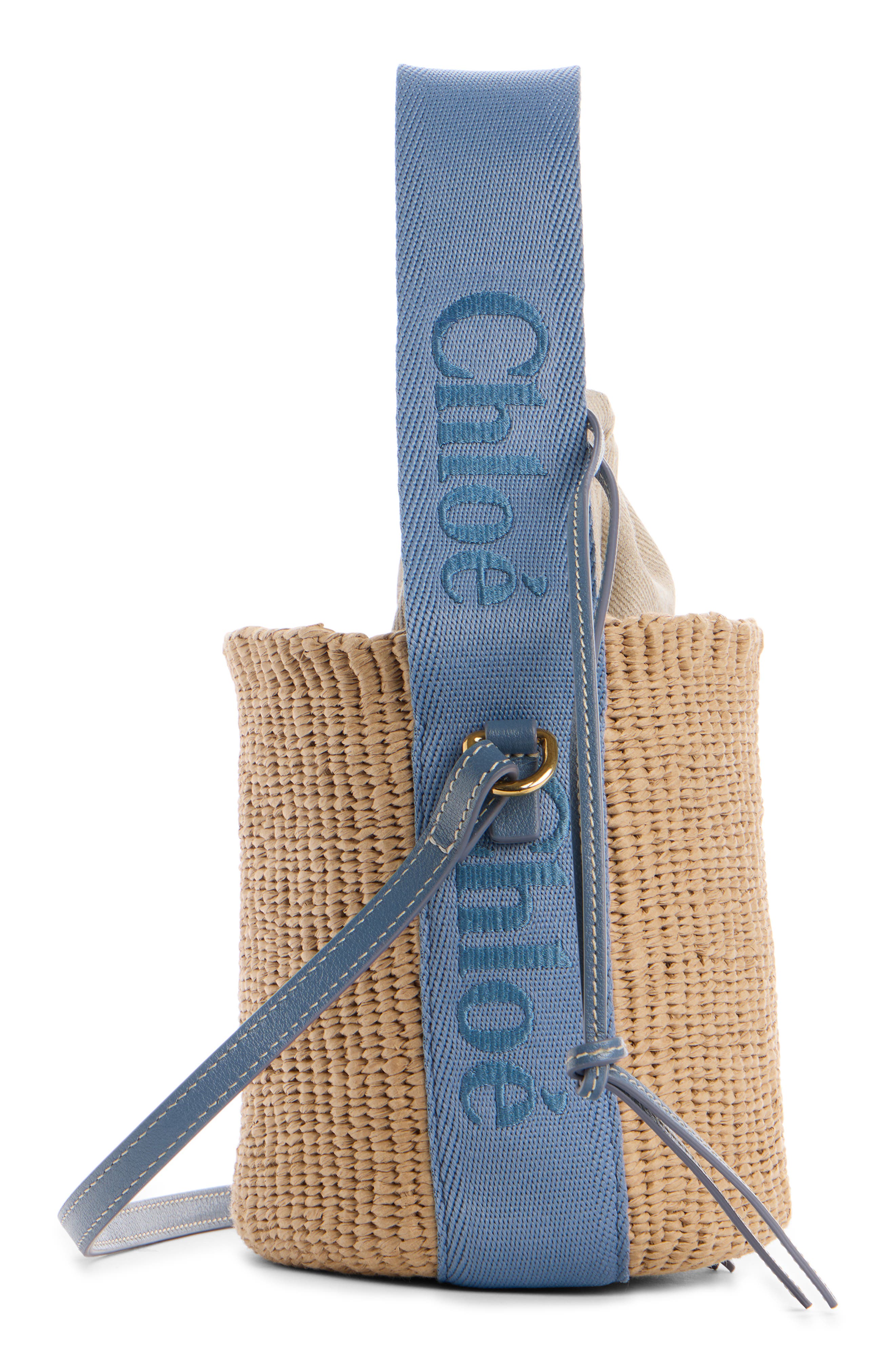 Small Woody Basket Bucket Bag, Alternate, color, ASHES BLUE