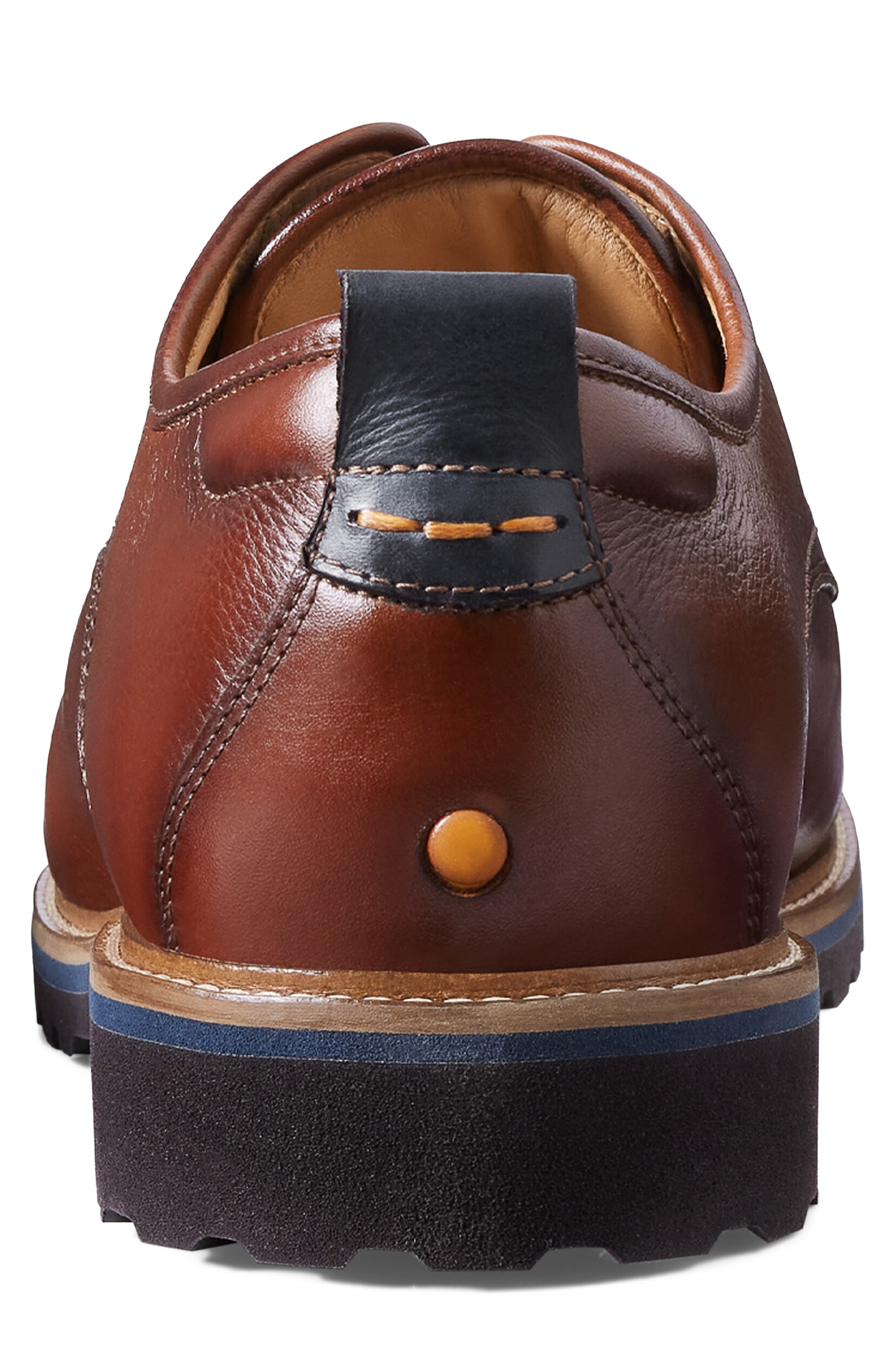 Featherlight Founder Oxford, Alternate, color, BROWN TUMBLED LEATHER