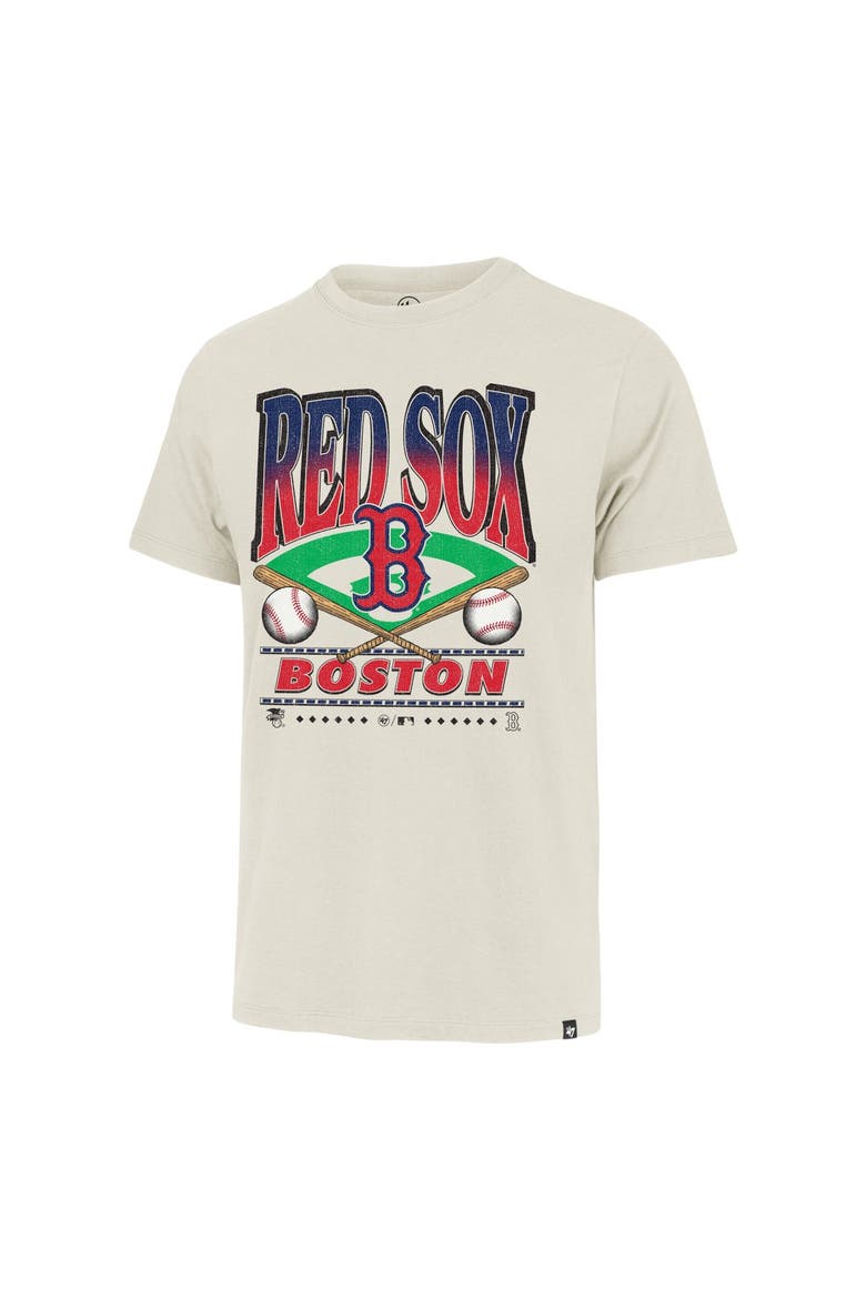 Men's '47 Tan Boston Red Sox Straight Shot Two Franklin T-Shirt, Main, color, Tan