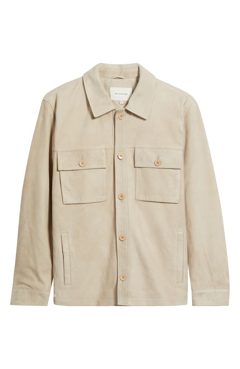 Bugatchi Suede Shirt Jacket, Main, color,