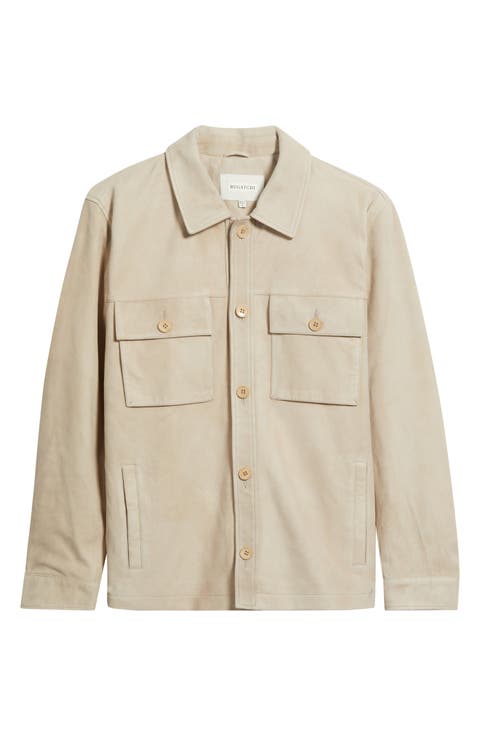 Suede Shirt Jacket