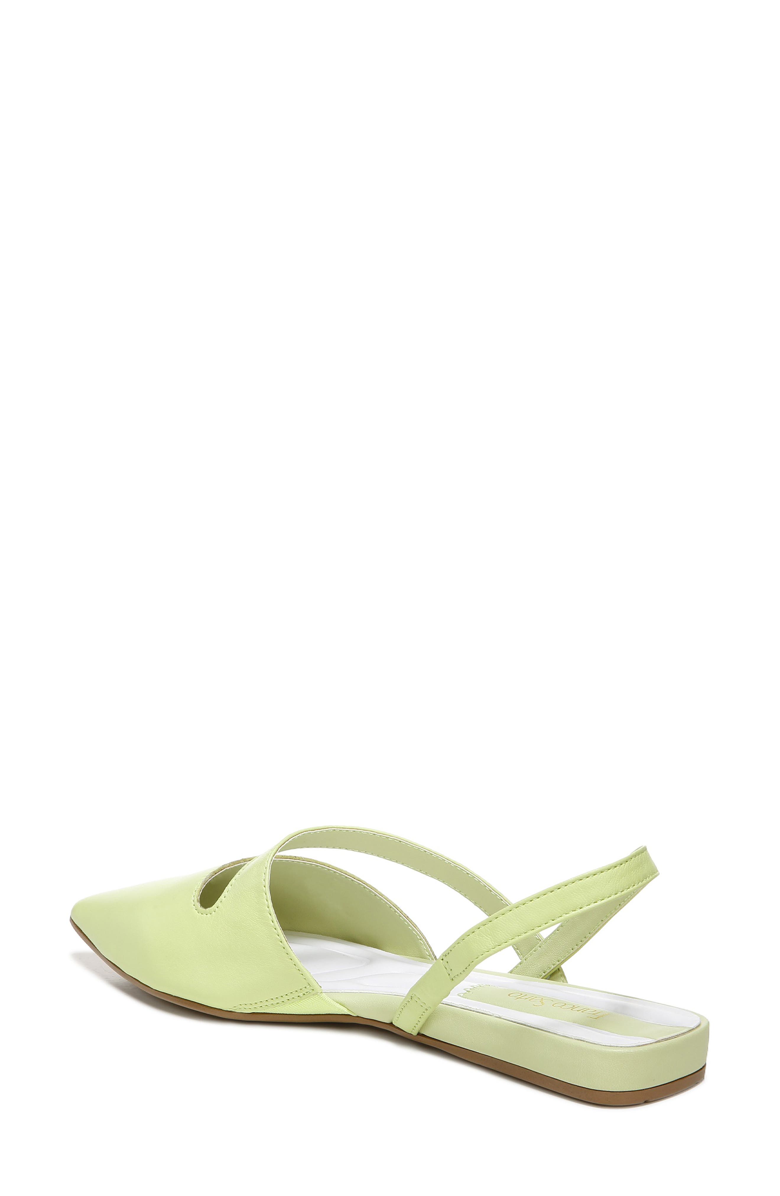 Canary Slingback Flat, Alternate, color, PISTACHIO