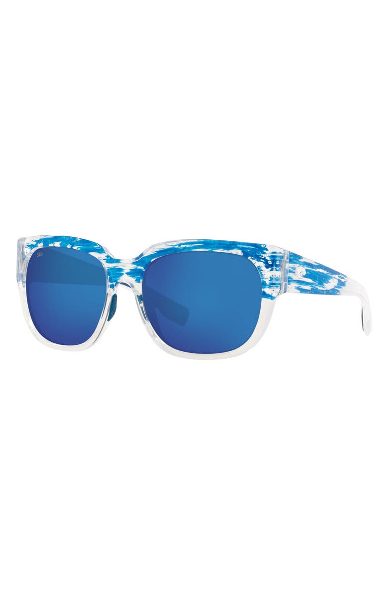 Costa Del Mar 58mm Polarized Square Sunglasses, Alternate, color, 
