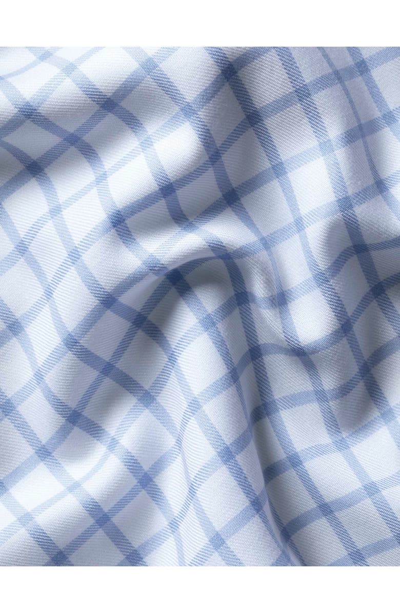 Charles Tyrwhitt Non-Iron Twill Grid Check Shirt, Alternate, color, Sky Blue