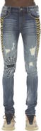Cult of Individuality Punk Rip & Repair Super Skinny Jeans