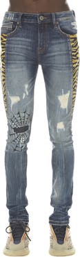 Cult of Individuality Punk Rip & Repair Super Skinny Jeans