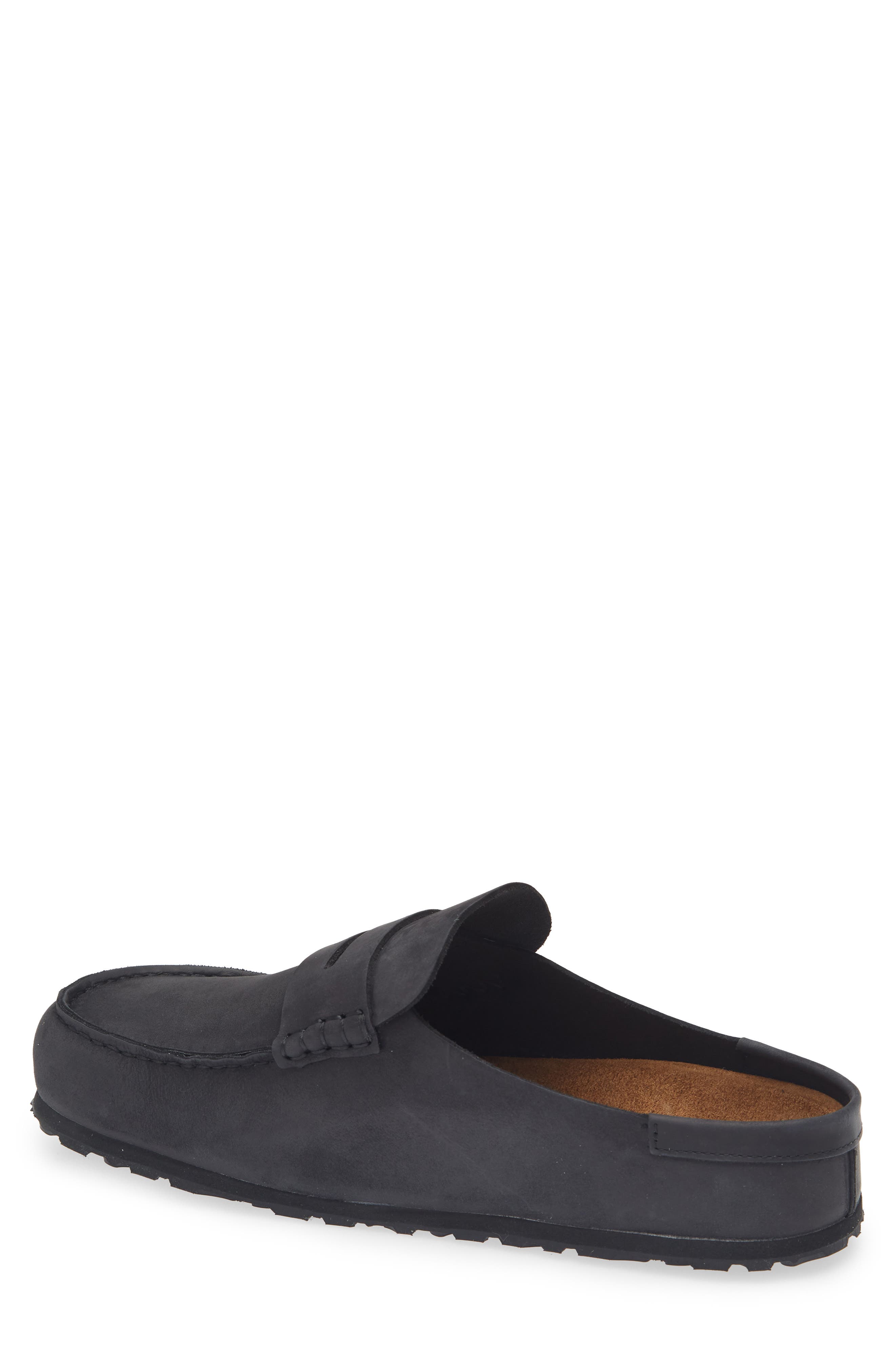 Birkenstock Naples Loafer Clog, Alternate, color, Black
