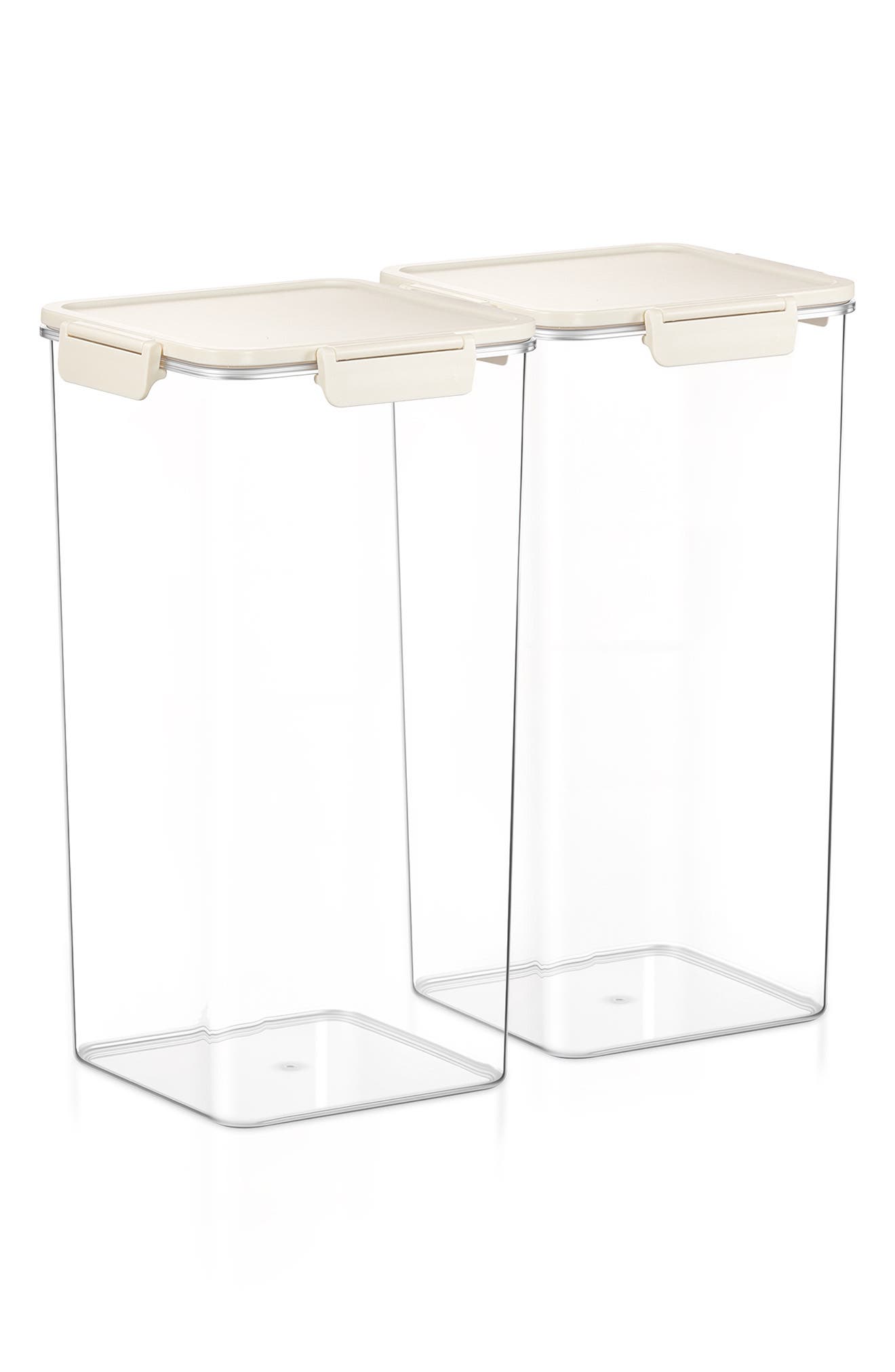 Set of 2 Airtight Food Storage Containers