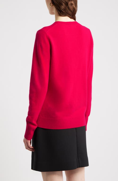 Nordstrom Cashmere Crewneck Sweater In Red