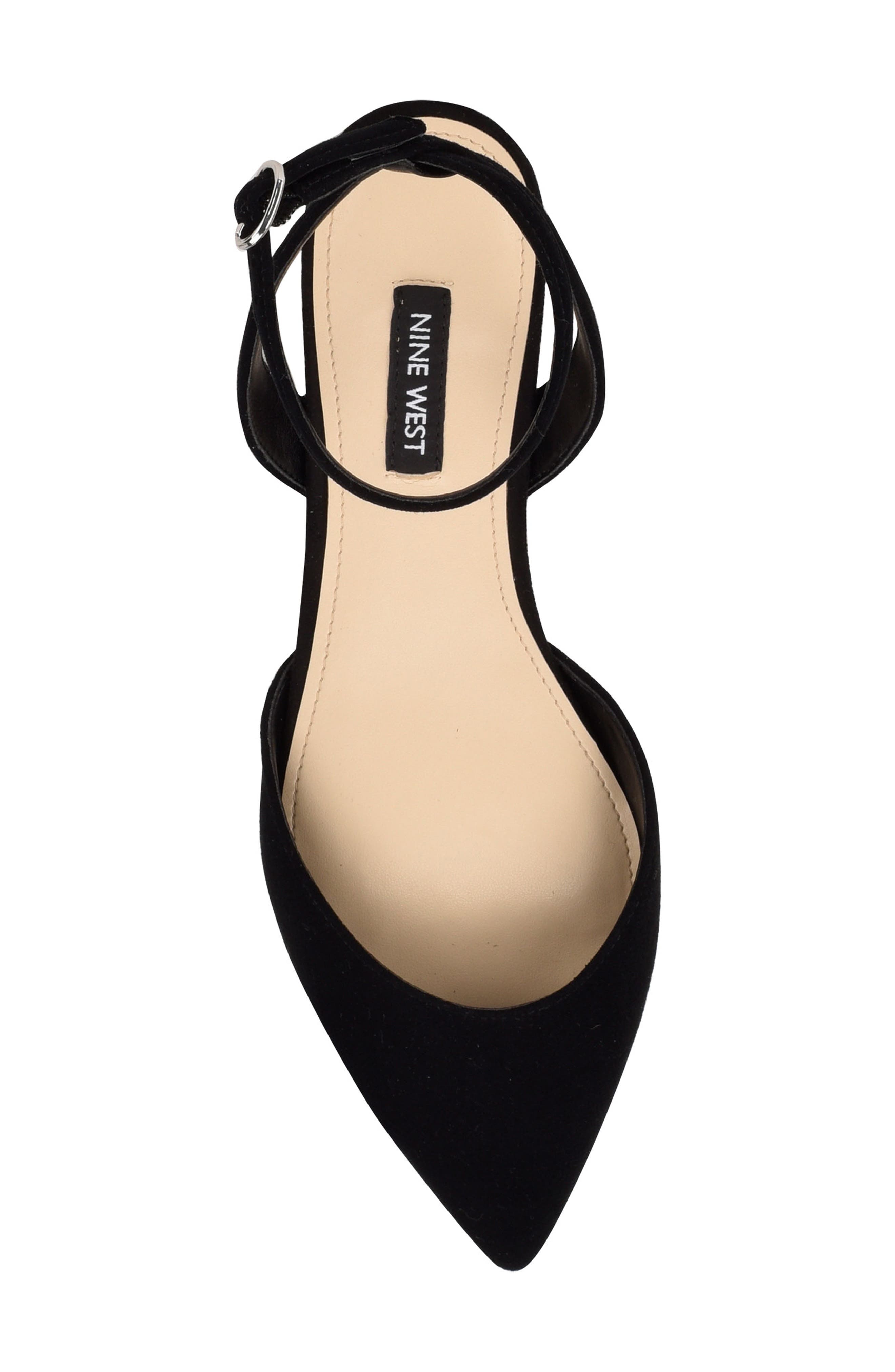 Nine West Briy Ankle Strap Flat, Alternate, color, 