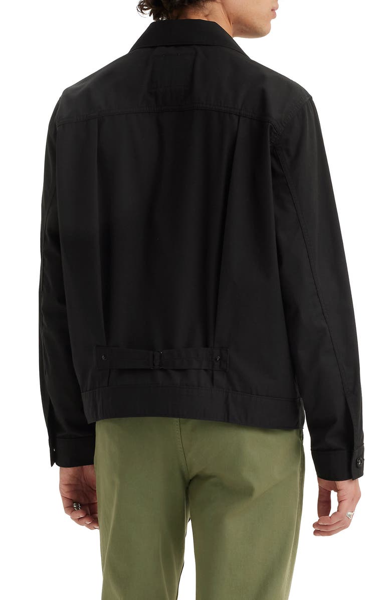 Levi's<sup>®</sup> Type I Poplin Trucker Jacket, Alternate, color, Jet Black