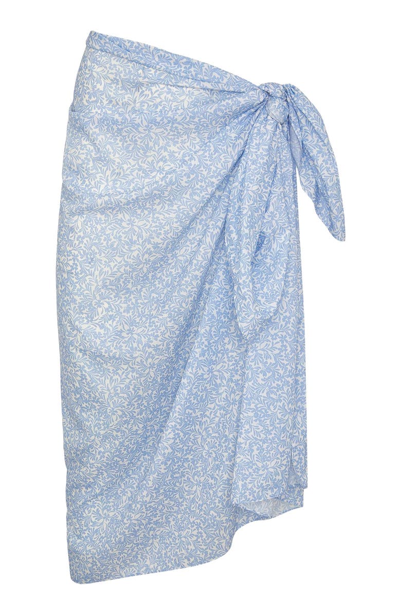 Onia Silk Blend Pareo, Alternate, color, Sky/Egret