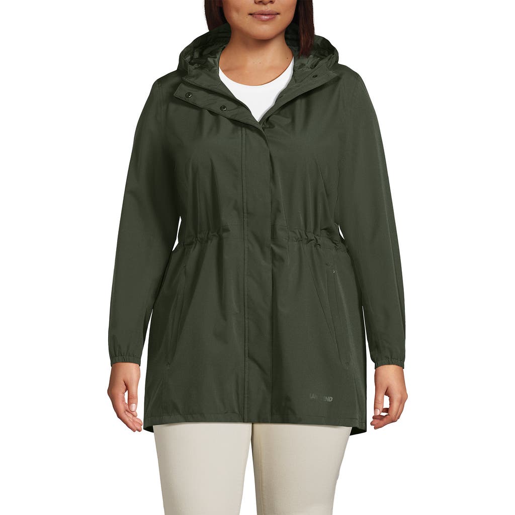 Lands' End Squall Packable Waterproof Raincoat