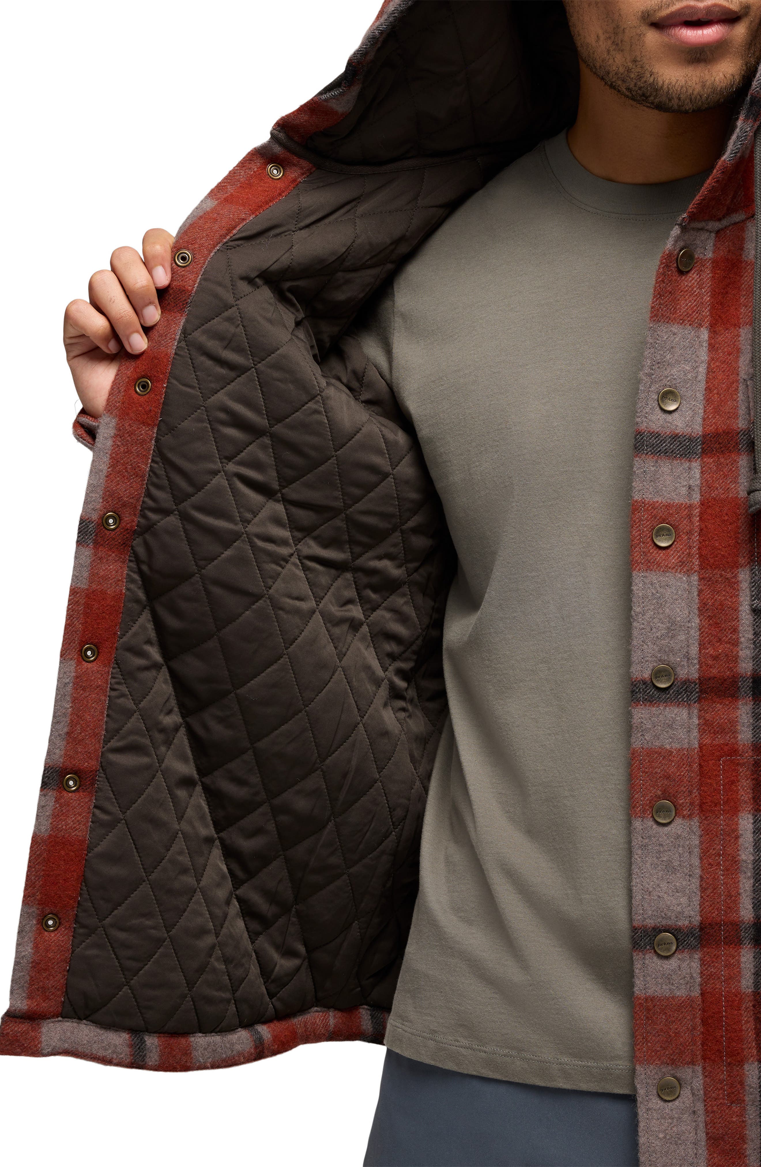 Asgard Hooded Flannel Shirt Jacket - image 2