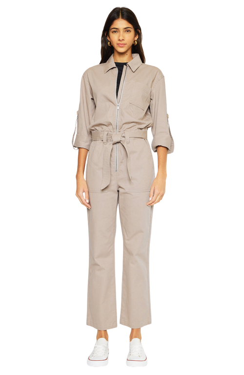 Kancan Egypt Straight Leg Jumpsuit In Gray