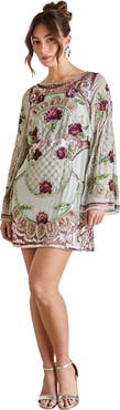 Coast Heavily Embellished Sequin Mini Dress