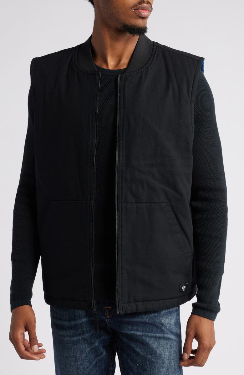 Vans Talbot Reversible Zip Vest, Alternate, color,