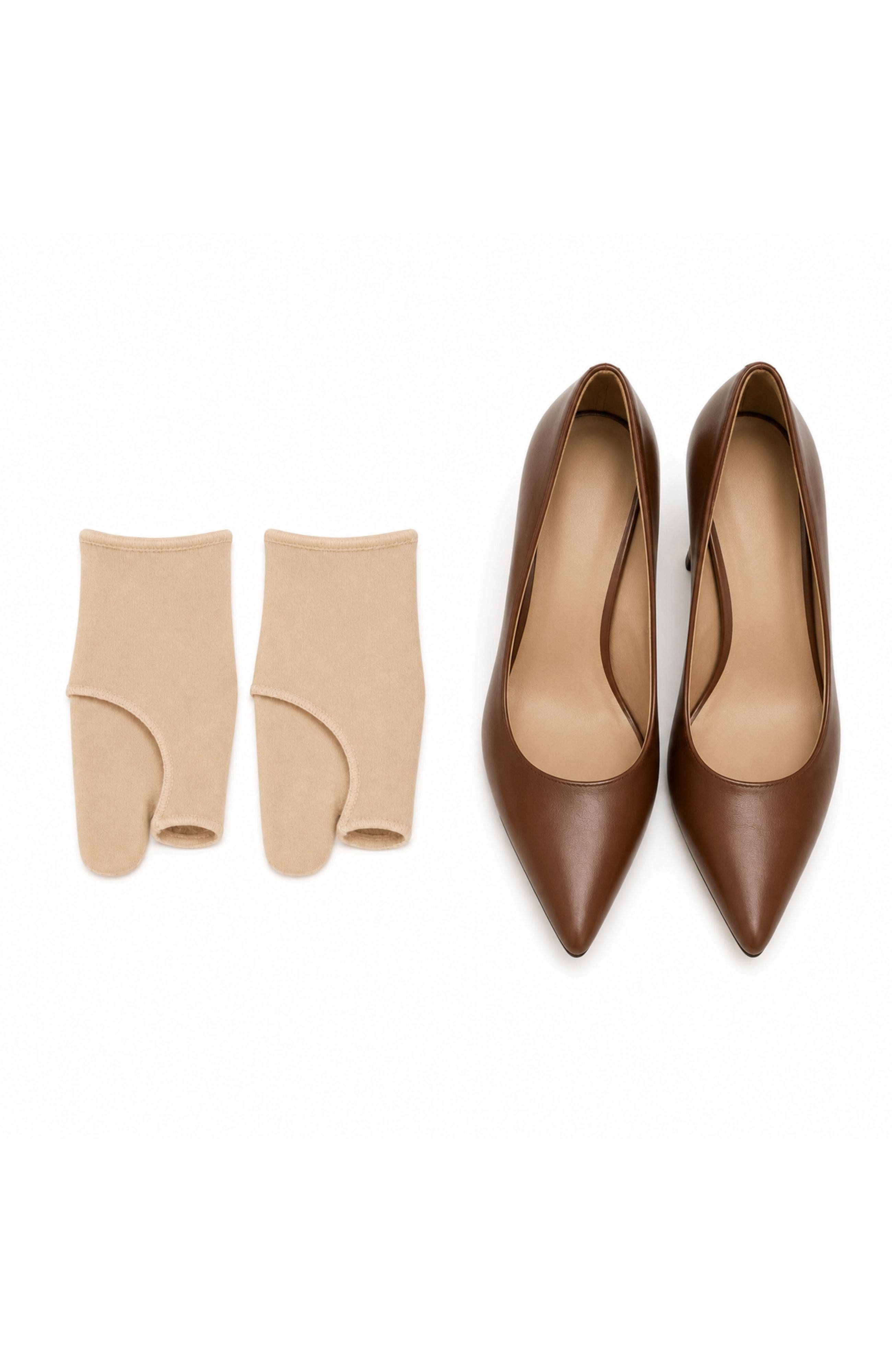 Metatarsal Support Sleeves, Alternate, color, Beige