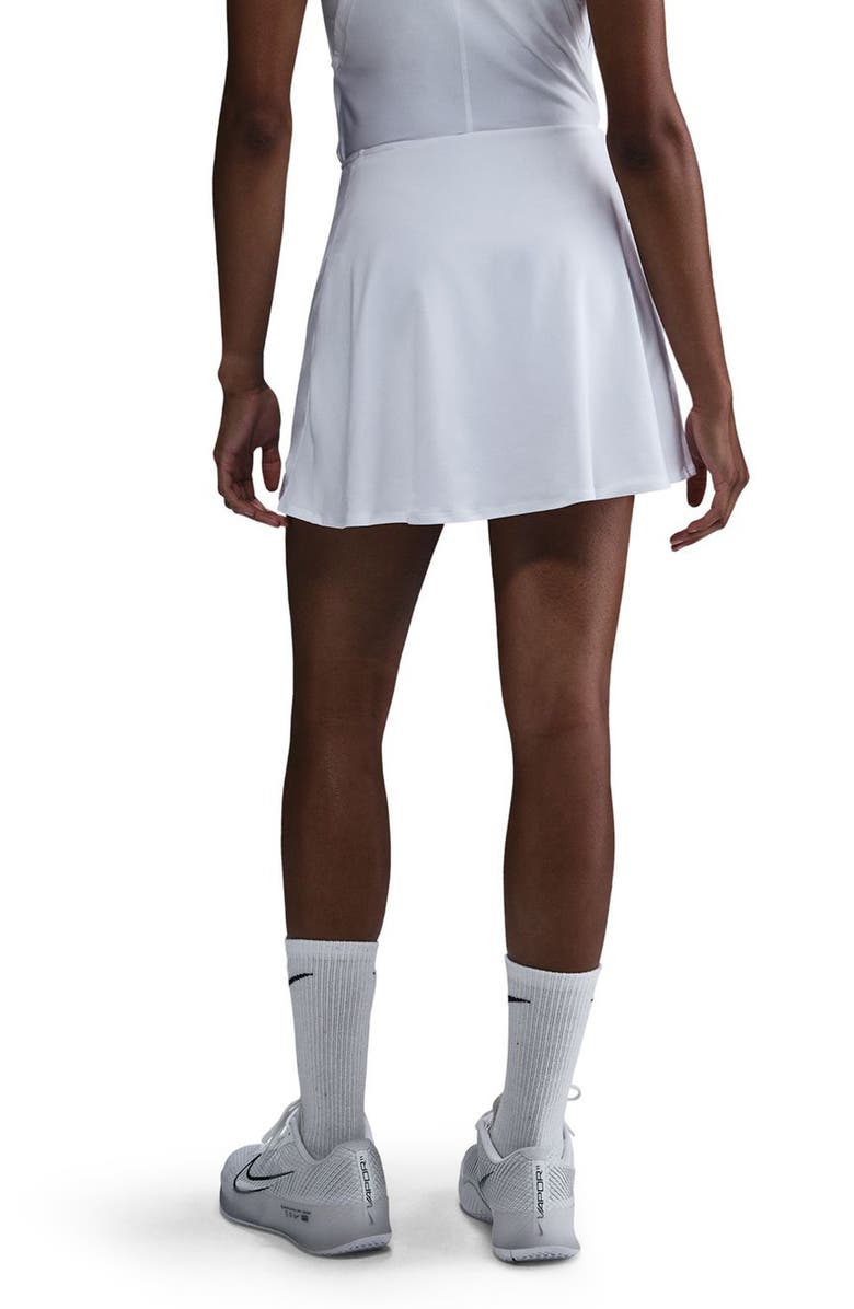 Nike Victory Dri-FIT Mid-Rise Tennis Skort, Alternate, color, White/ Black